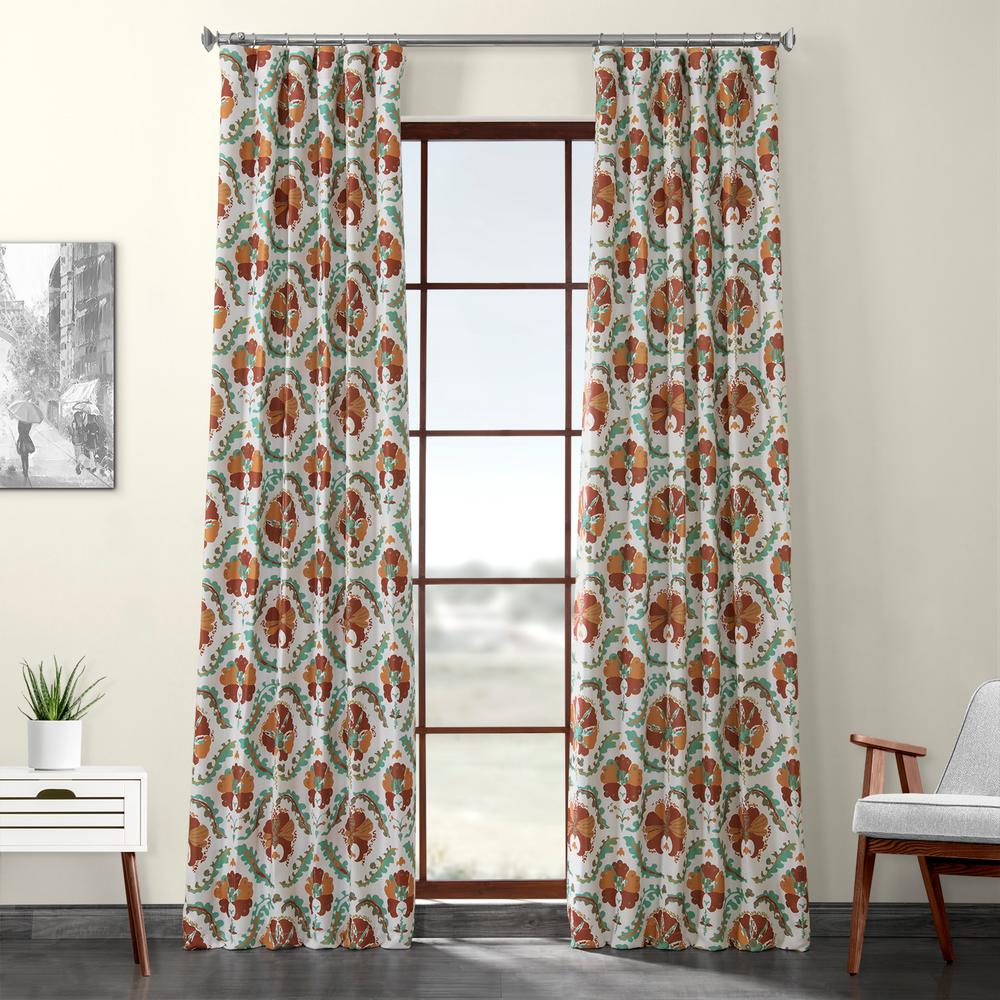 Exclusive Fabrics Furnishings Tribeca Hibiscus Multi Colored