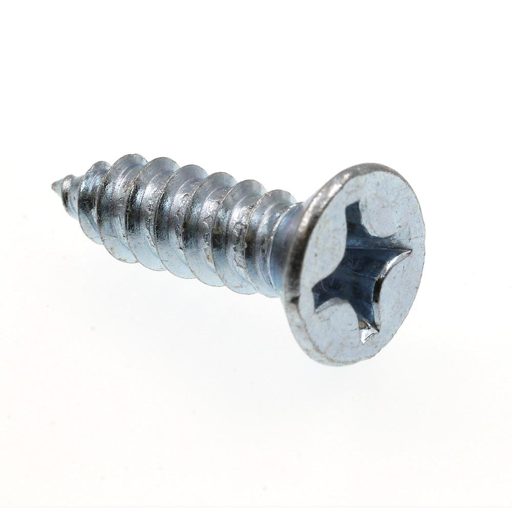 Self-Tapping Zinc Plated Steel Flat Head Phillips Pack of 100 #12 X 3//4 in Prime-Line 9017422 Sheet Metal Screw