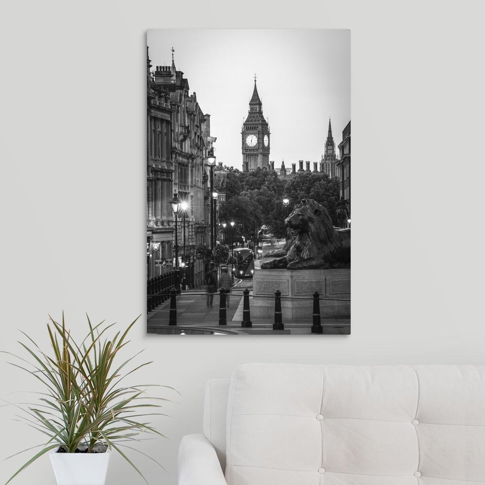Greatbigcanvas Black And White Trafalgar Square Big Ben - Big Canvas Wall Art Uk Greatbigcanvas Black And White Trafalgar Square Big Ben - Big Canvas Wall Art Uk