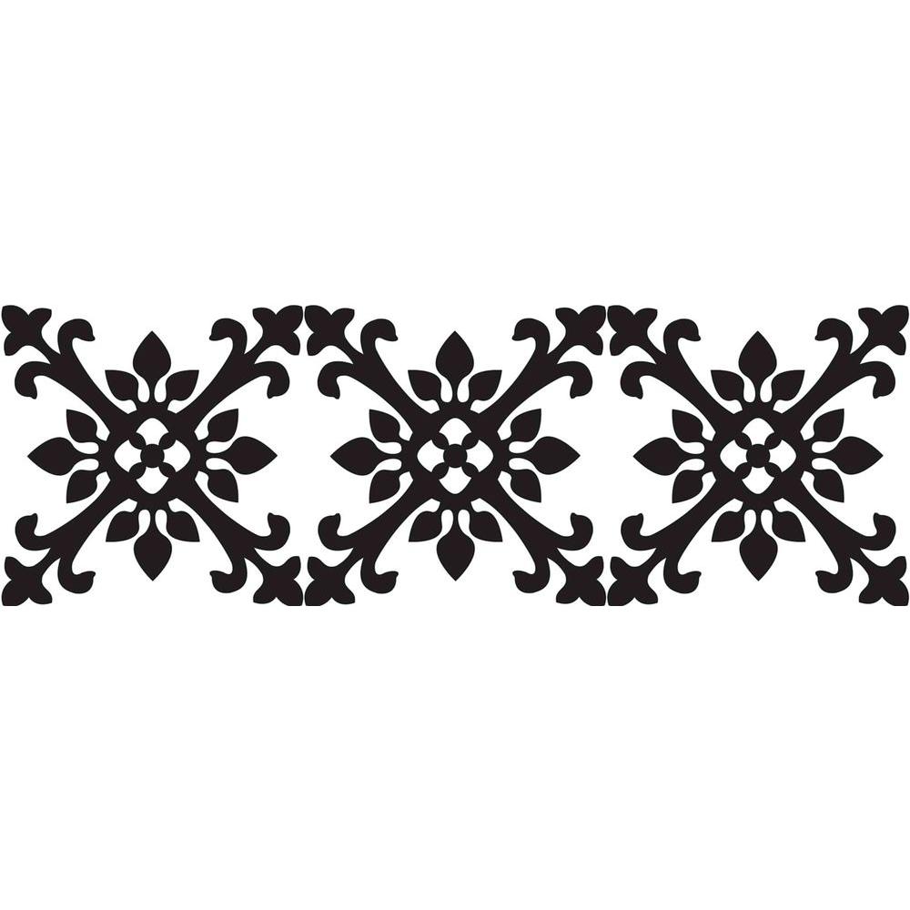 16 Ft X 6 5 In Tangier Stripe 2 Pack Wall Decal - Stripe Wall Decals 16 Ft X 6 5 In Tangier Stripe 2 Pack Wall Decal - Stripe Wall Decals