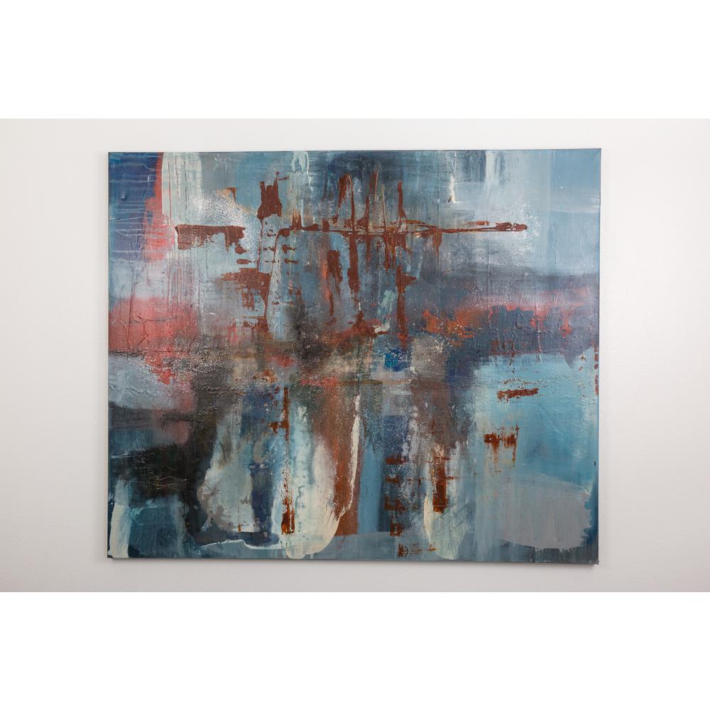 70 In X 60 January By Ashleigh Fleenor Hand Painted Framed Canvas Wall Art - Hand Painted Wall Art 70 In X 60 January By Ashleigh Fleenor Hand Painted Framed Canvas Wall Art - Hand Painted Wall Art