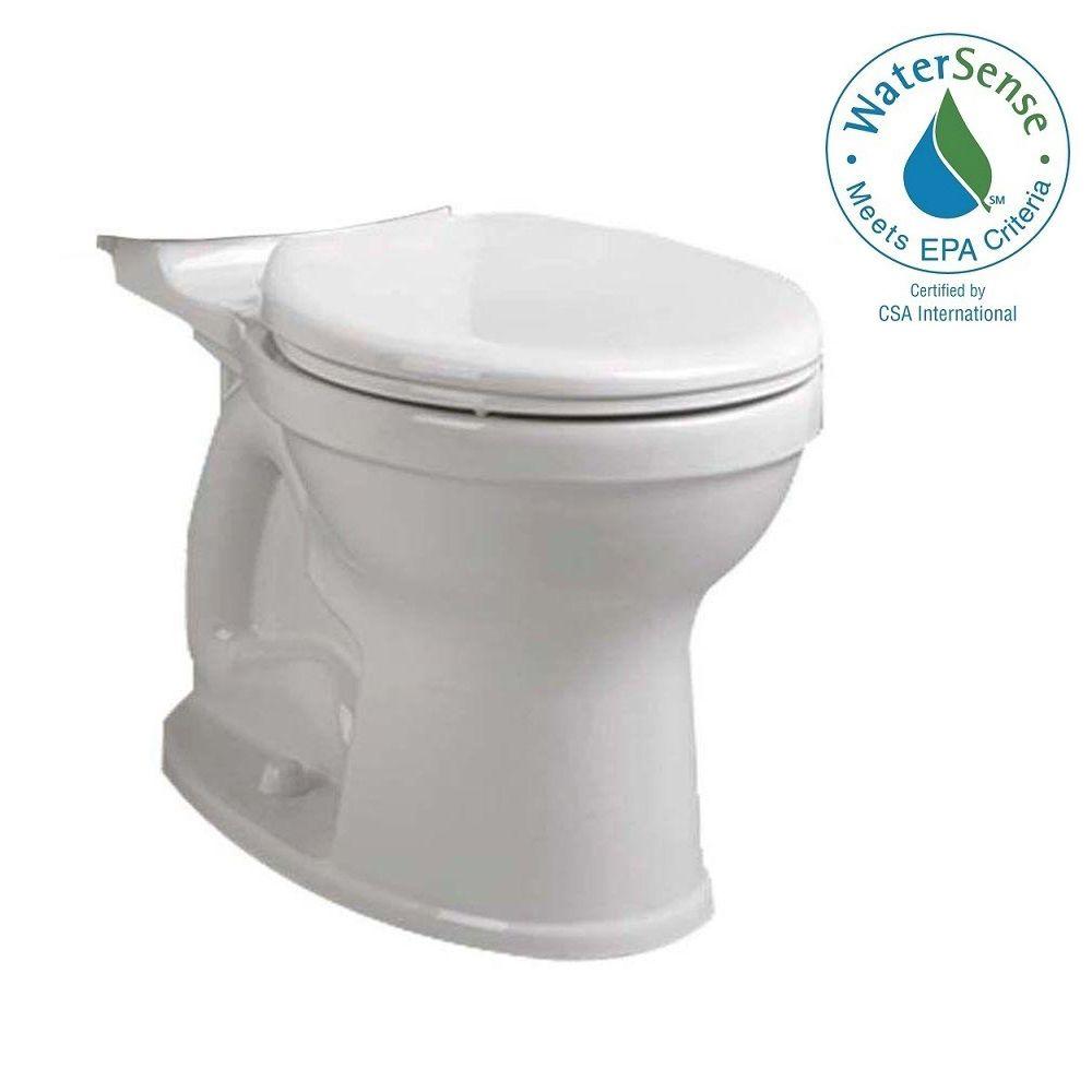 American Standard Champion 4 High Efficiency Tall Height Round Toilet Bowl Only in White3395B