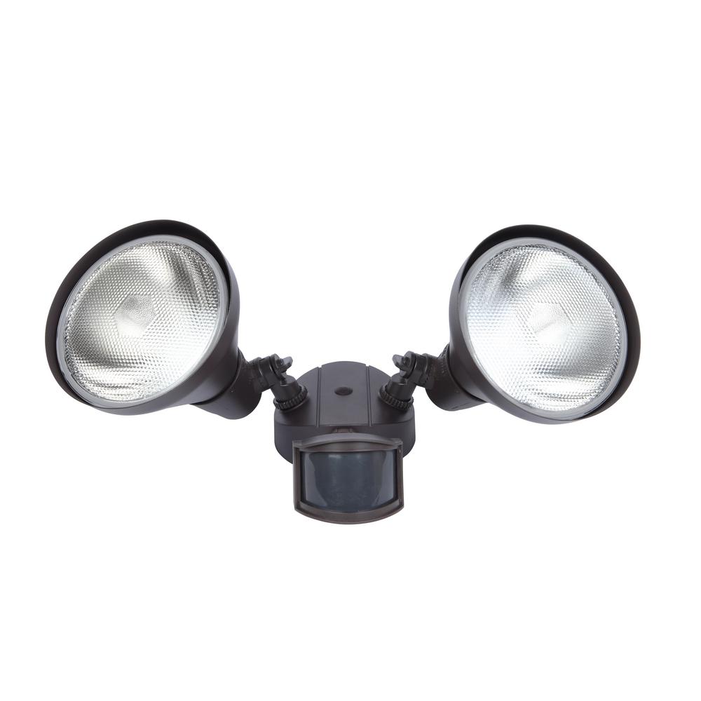 Timer No Bulbs Included Bronze Outdoor Security Lighting 300 Watt 180 Bronze Motion Activated Outdoor Flood Light