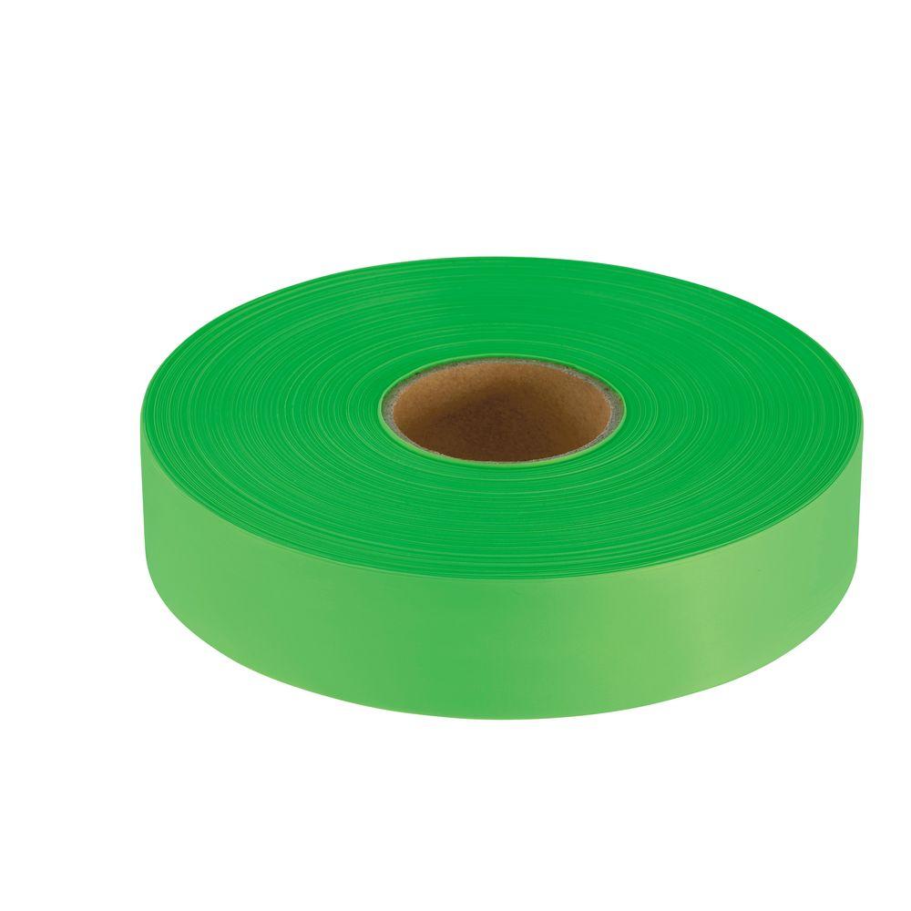Empire 1 in. x 600 ft. Lime Green Flagging Tape77061 The Home Depot