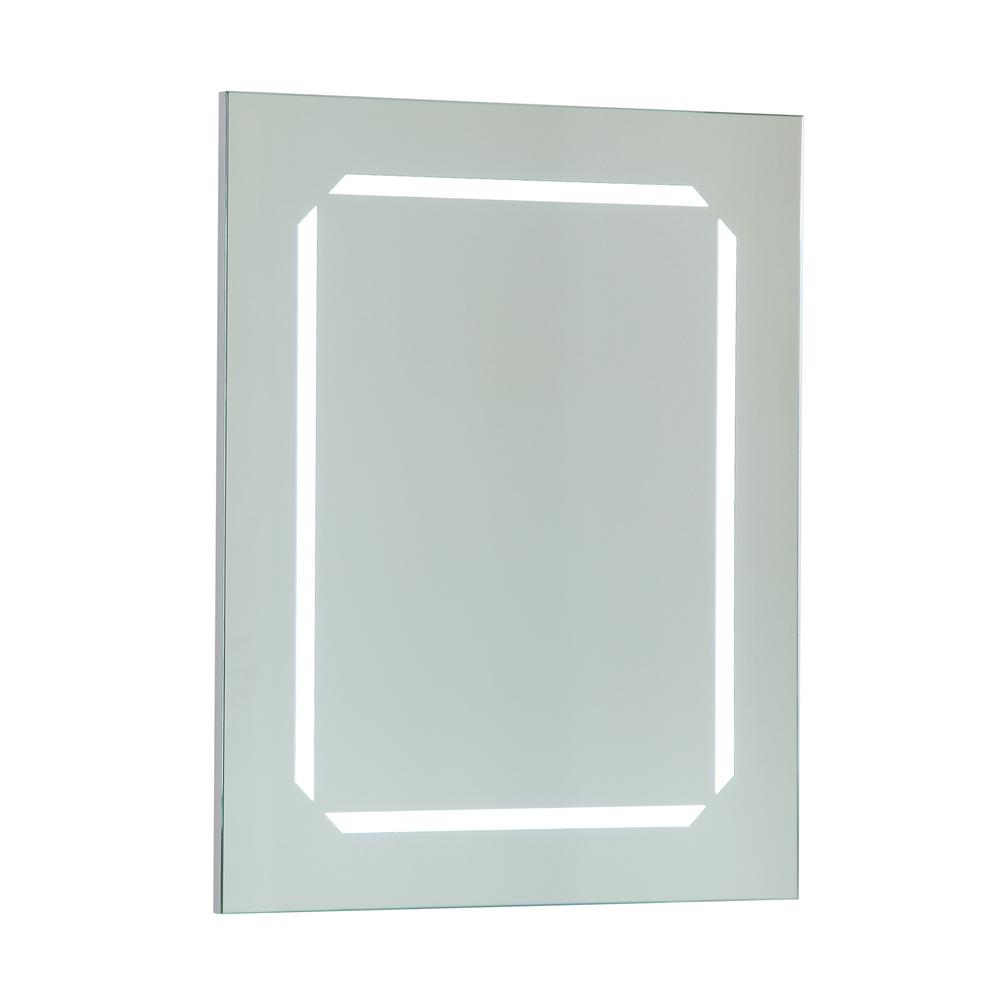 Vanity Art 20 In X 25 In X 6 In Led Lighted Surface Mount Medicine Cabinet In White Va31 The Home Depot