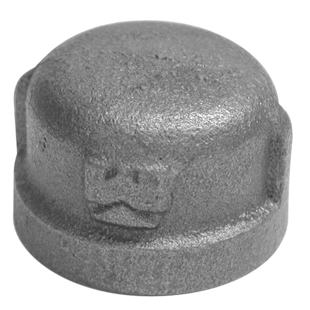 1/2 in. Galvanized Malleable Iron Cap511403HN The Home Depot