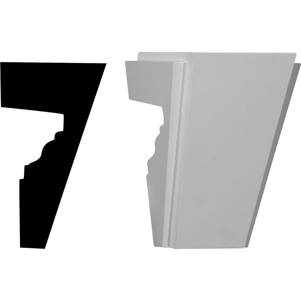 Ekena Millwork 53/4 in. x 45/8 in. x 8 in. Bangor Keystone