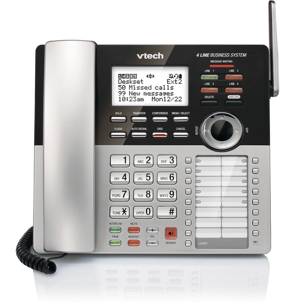 VTech 4Line Small Business SystemDesksetCM18245 The Home Depot