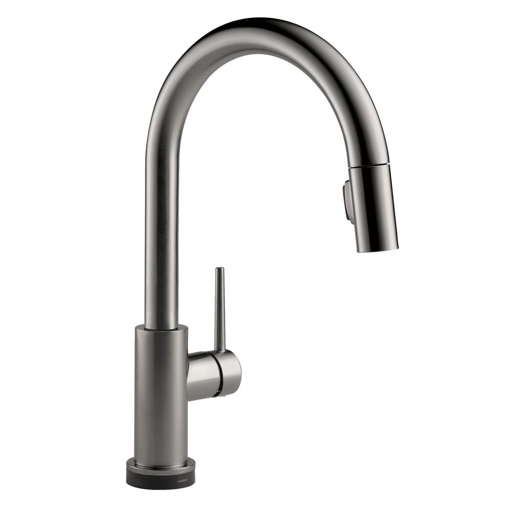 Delta Trinsic Touch2o Single Handle Pull Down Sprayer Kitchen