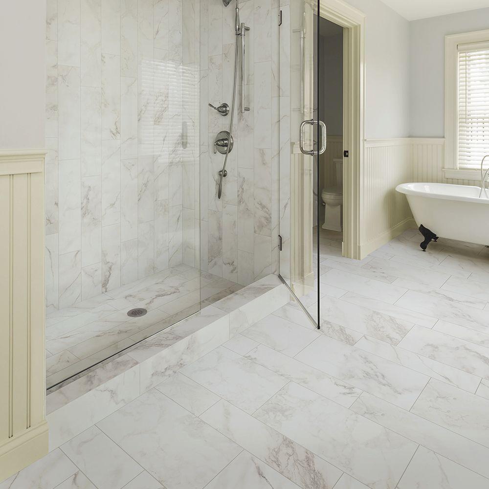 Marazzi Vitaelegante Bianco 12 In X 24 Porcelain Floor And Wall 4 Marazzi Vitaelegante Bianco