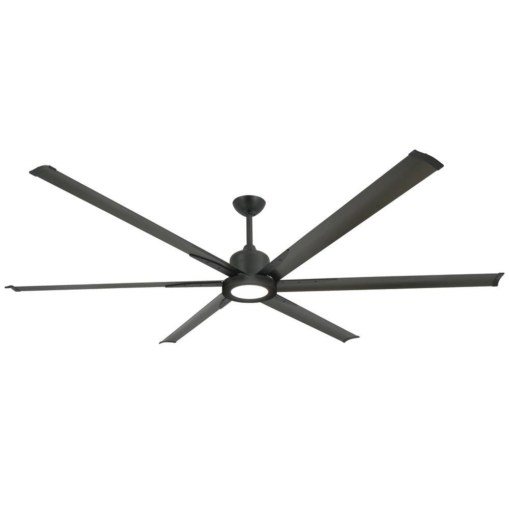 Titan Ii 84 In Led Indoor Outdoor Oil Rubbed Bronze Ceiling Fan With Remote Control