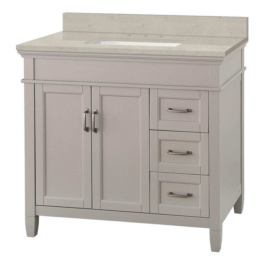 Home Decorators Collection Ashburn 37 in. W x 22 in. D Vanity Cabinet