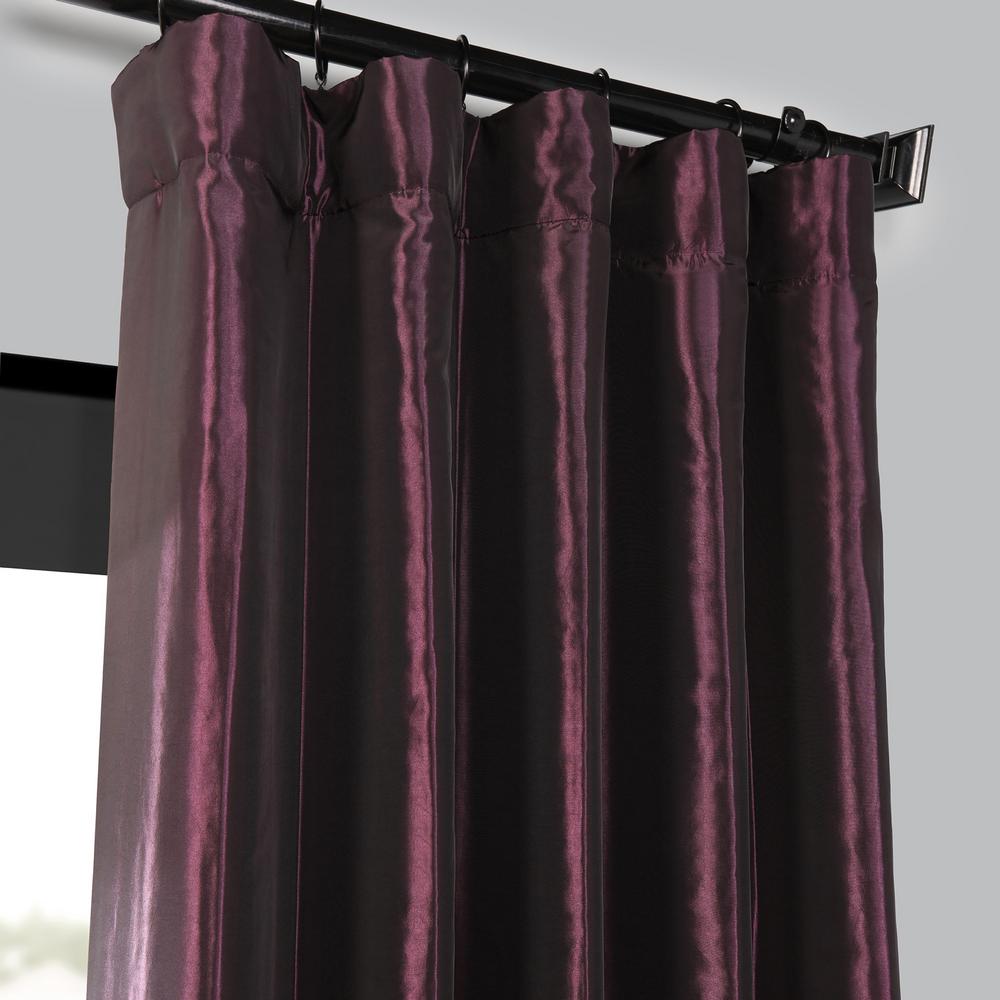 Exclusive Fabrics Furnishings Royal Port Purple Blackout Faux