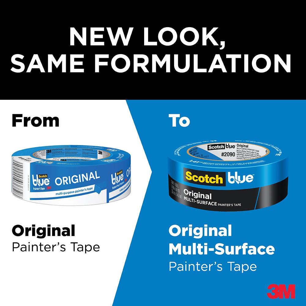 3m 2090-48 scotch blue painters masking tape 1.88 in x 60 yd 3m 2090-48 scotch blue painters masking tape 1.88 in x 60 yd