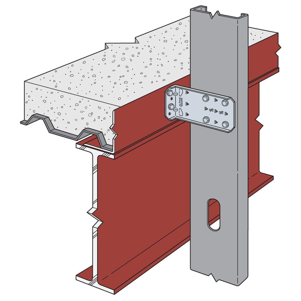 Simpson Strong Tie Fcb 7 1 2 In Bypass Framing Fixed Clip