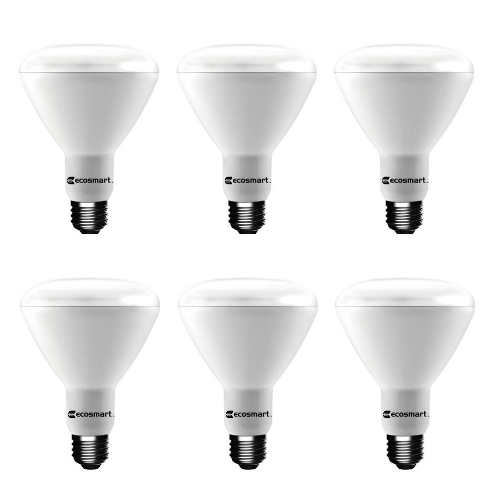 Led Bulbs Light The Home Depot 65w Equivalent Br30 Dimmable Energy Star Led Light Bulb Soft White 6 Pack
