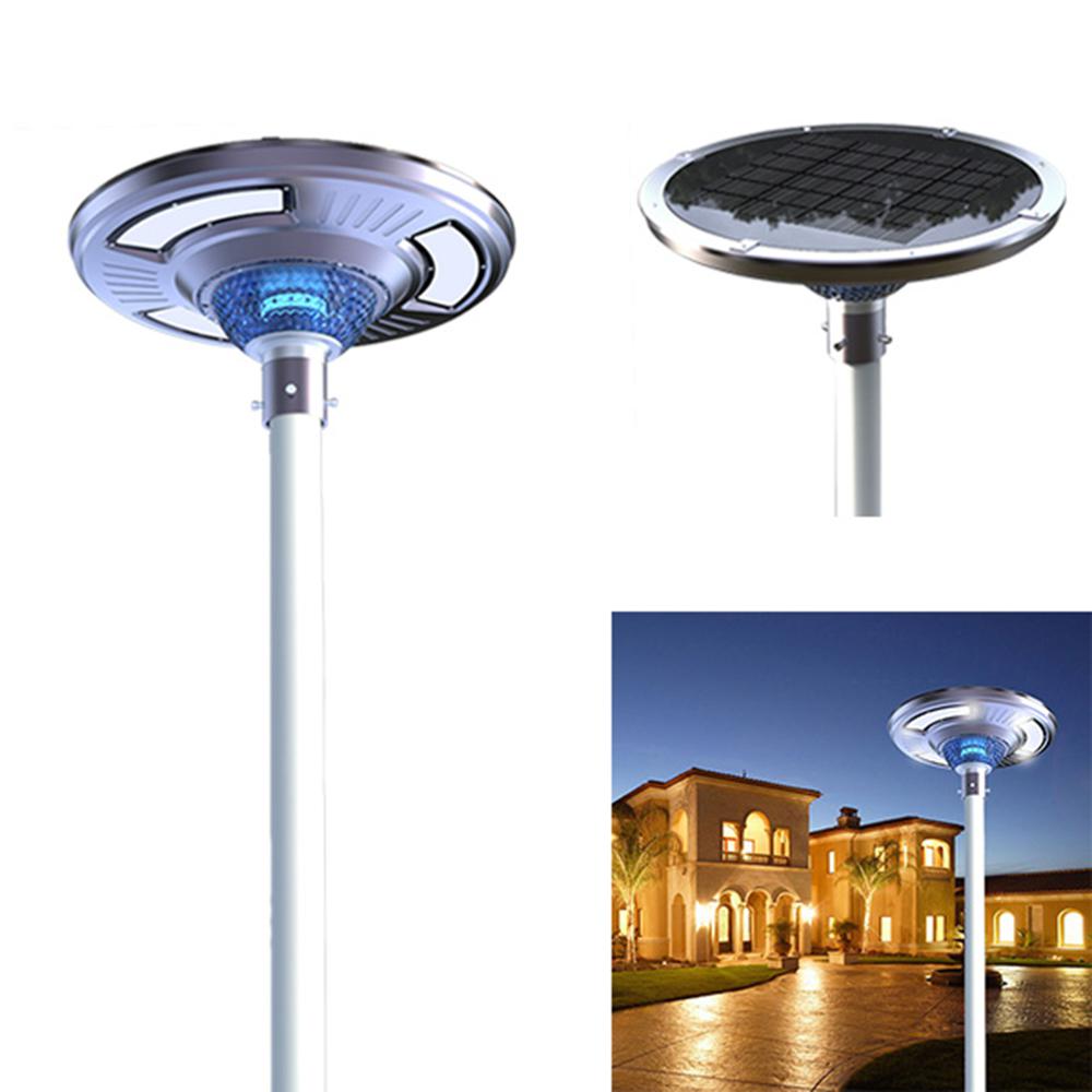Solar Powered Post Light Lighting Outdoor The Solar Power Smart Motion Sensing Led Round Post Light For Commercial Residential Walkway Courtyard Parking Lot