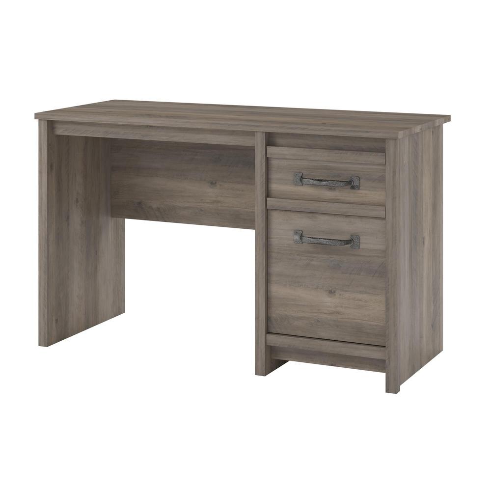 Ameriwood Amherst Gray Oak Computer Desk Hd46326 The Home Depot