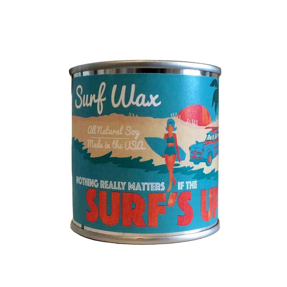 Surfs Up Candle Surfs Up Candle Surf Wax Paint Can Soy CandlePC009 The Home Depot