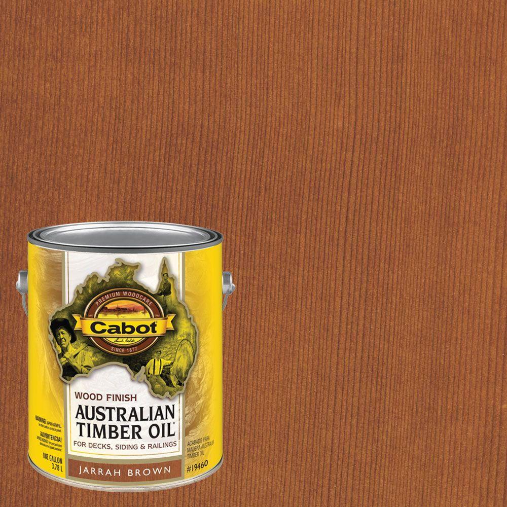 Cabot 1 gal. Jarrah Brown Australian Timber Oil Exterior Wood Finish