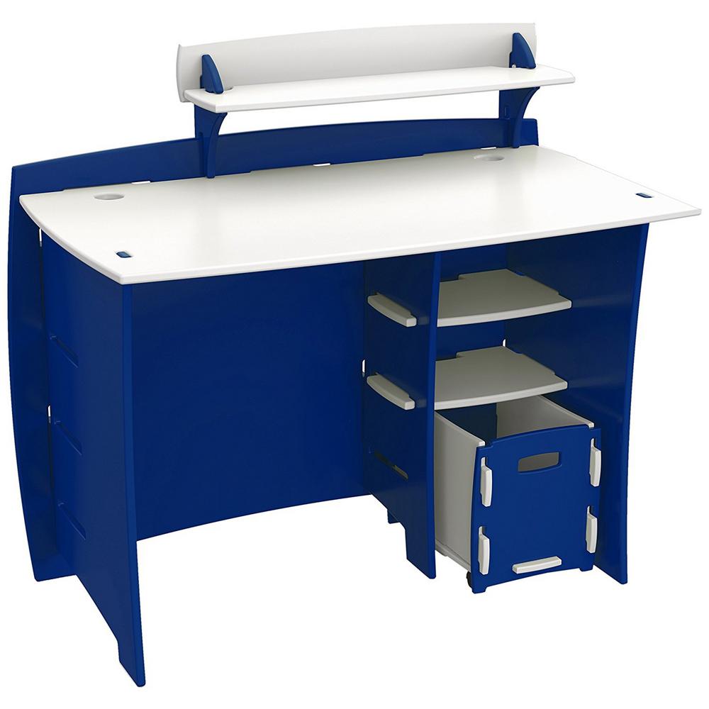 blue kids desk