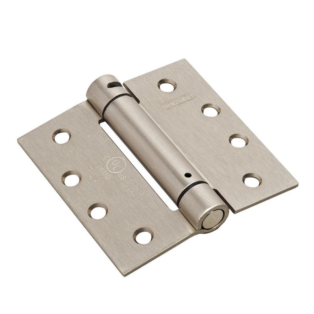 Nostalgic Warehouse 728357 4 Ball Tip Residential Square Corners Door Hinge Antique Brass