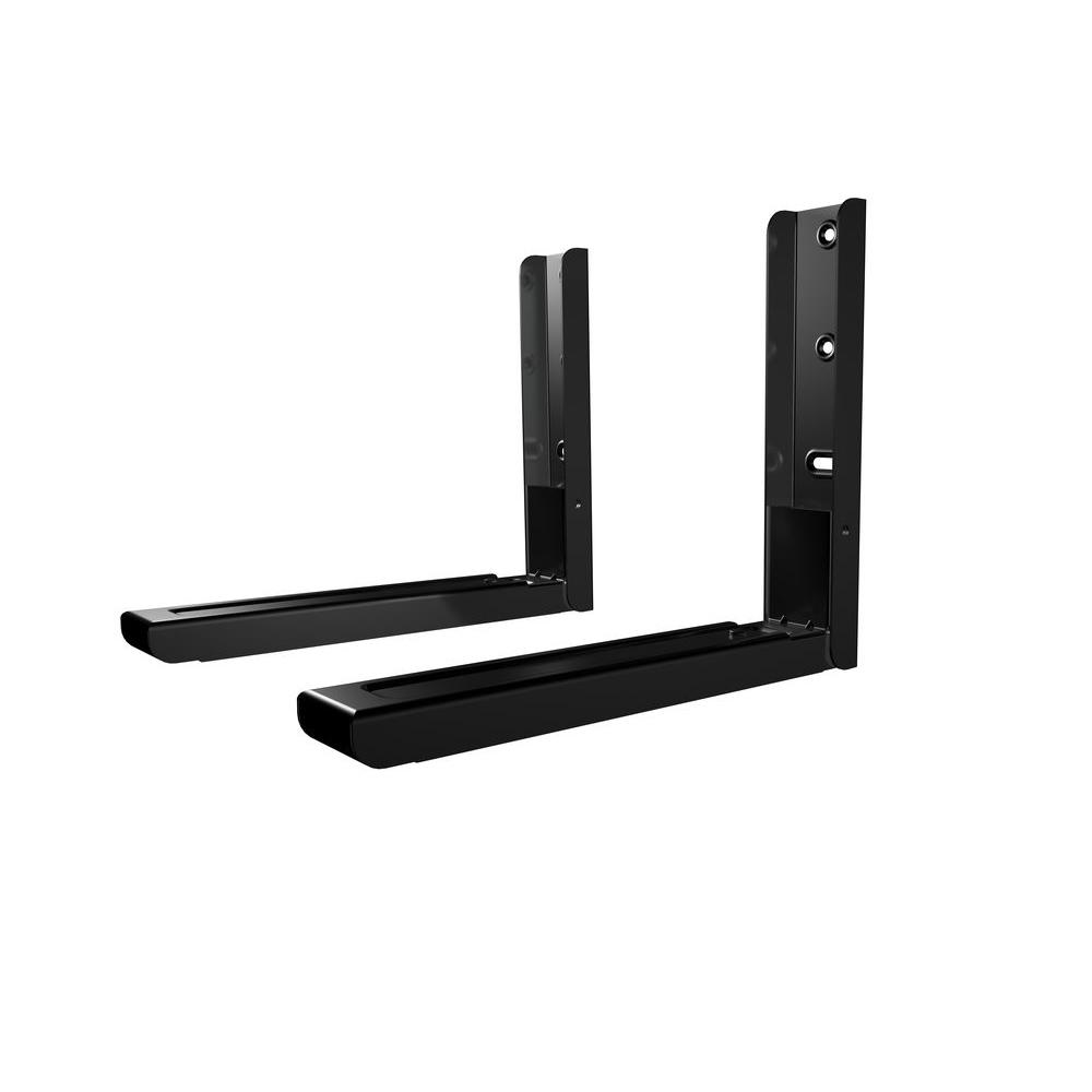 Avf Universal Wall Mounted Microwave Bracket In Black Em60b A The Home Depot - Microwave Wall Mounting Kit Avf Universal Wall Mounted Microwave Bracket In Black Em60b A The Home Depot - Microwave Wall Mounting Kit