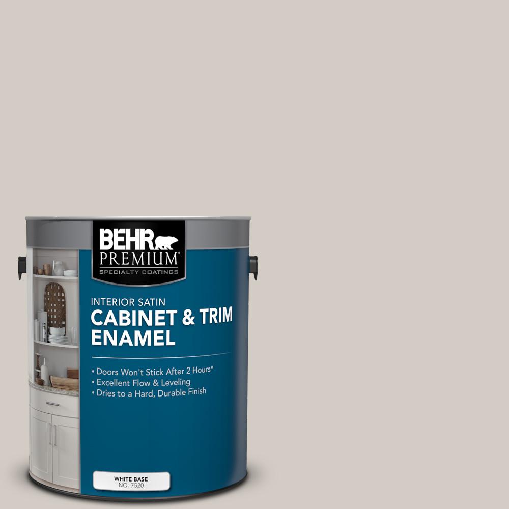 BEHR PREMIUM 1 gal. PPU1809 Burnished Clay Satin Enamel Interior