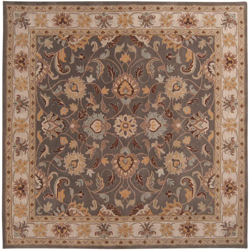 Artistic Weavers John Charcoal Gray 6 Ft X Square Area Rug
