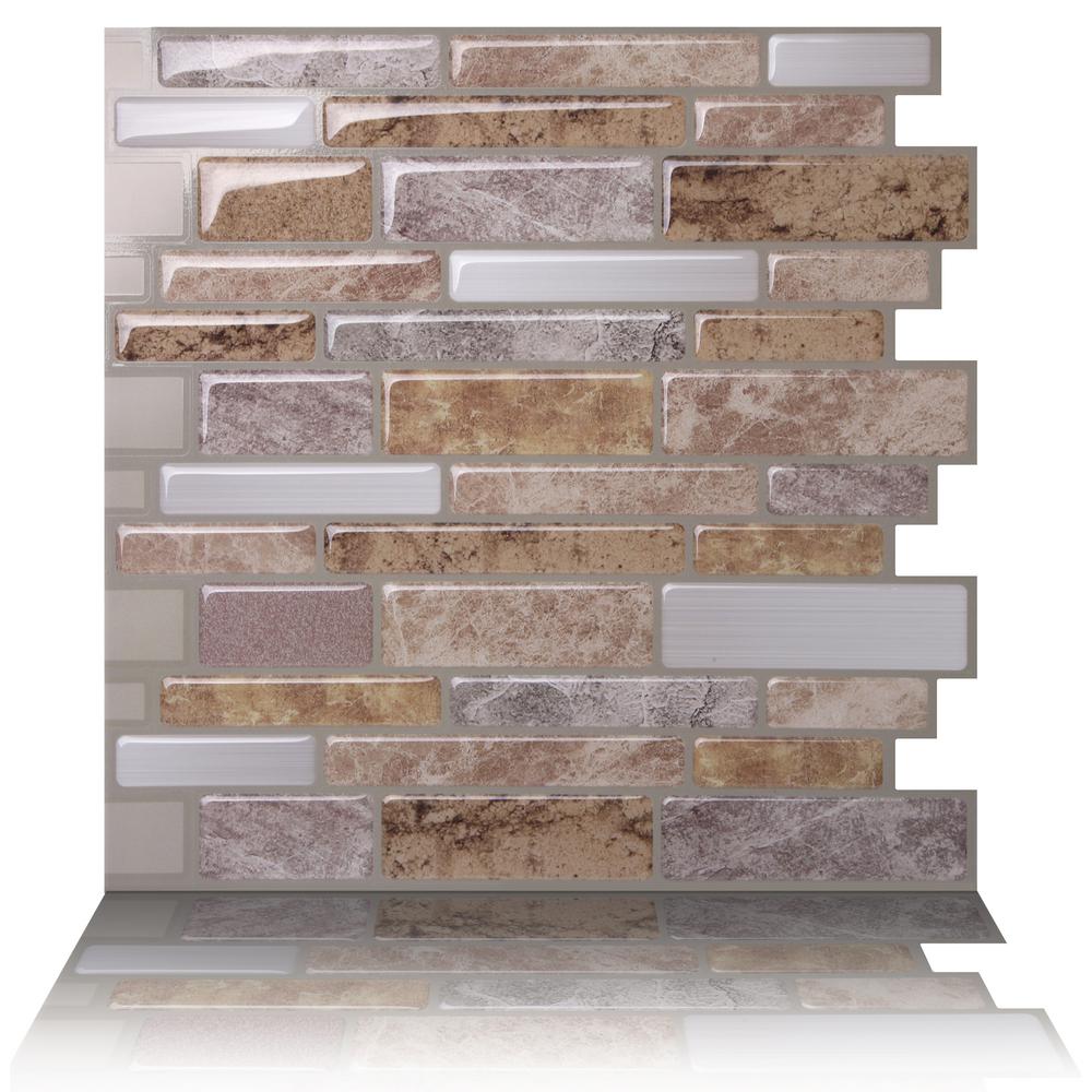 10x10 Tile Flooring The Home Depot H L And Stick Decorative Mosaic