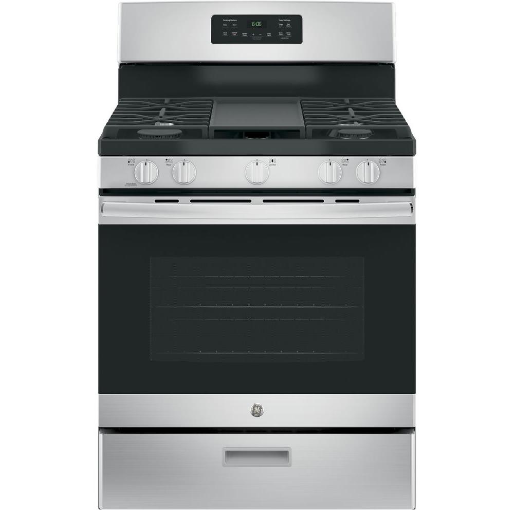 30 in. 5.0 cu. ft. Gas Range in Stainless Steel