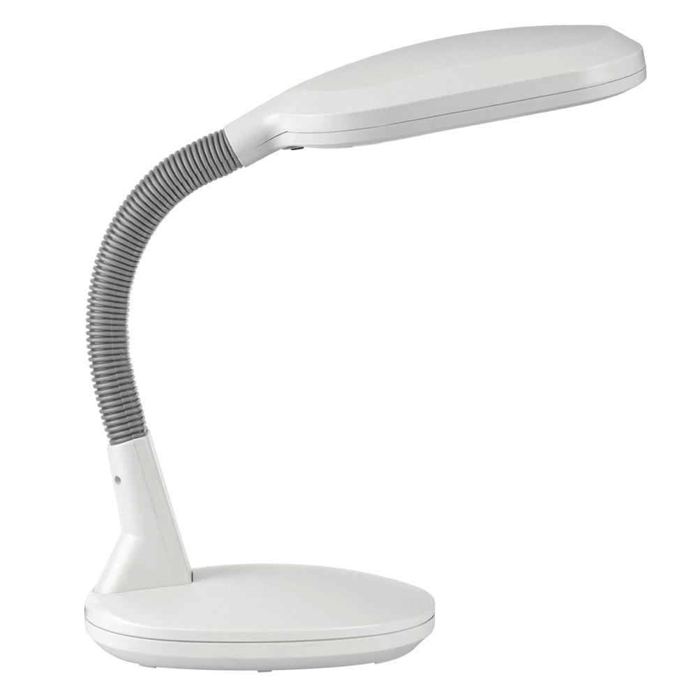 Daylight Naturalight 16 in. White Flexible Table LampUN1062 The Home