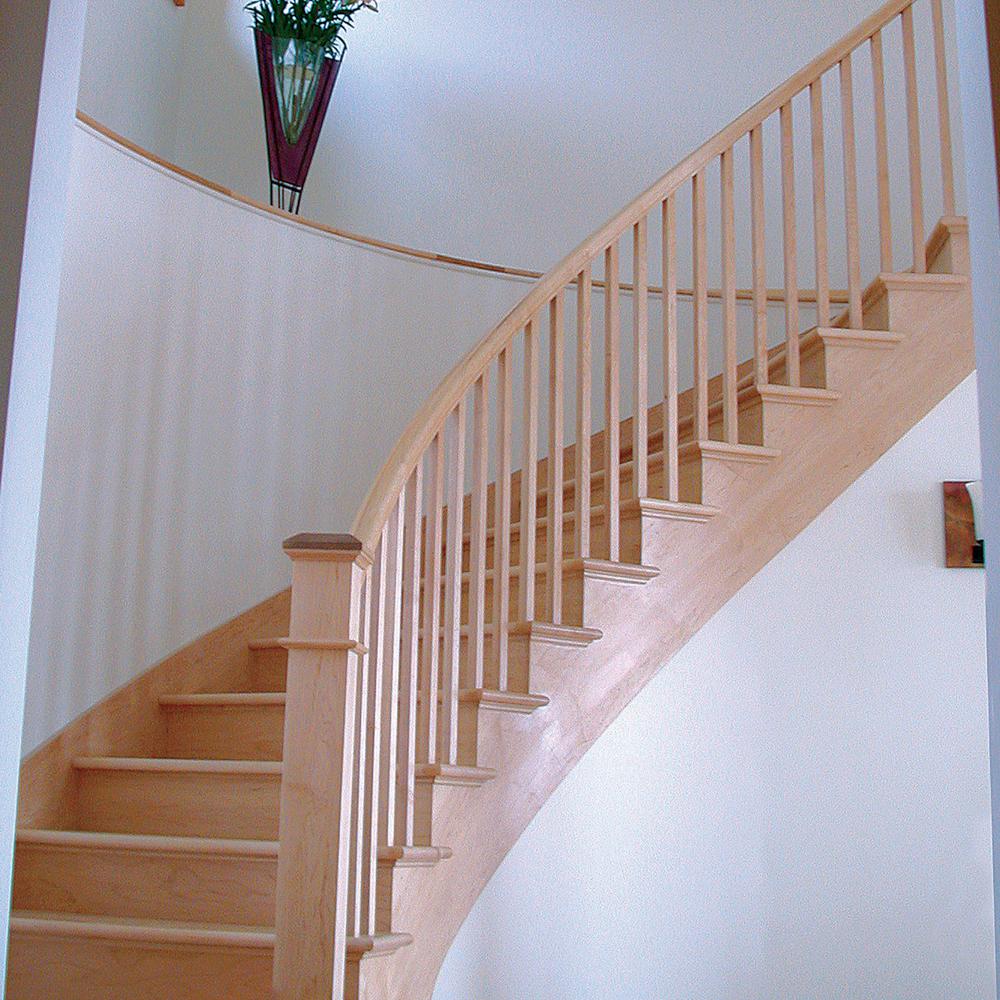 Stair Parts 41 In X 1 1 4 In Unfinished Red Oak Square Baluster