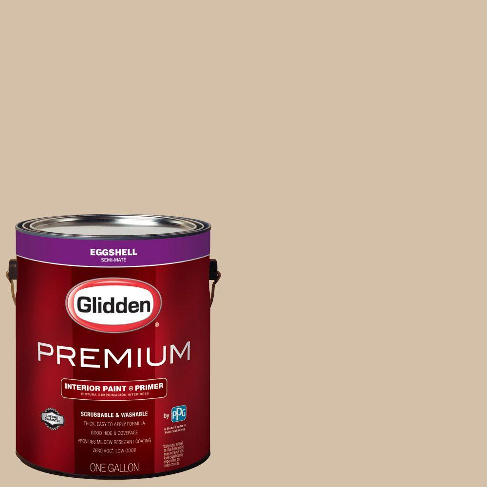 Glidden Premium 1 Gal Hdgwn19 Mushroom Cap Eggshell Interior Paint Hdgwn19 Mushroom Cap Eggshell Interior Paint With Primer