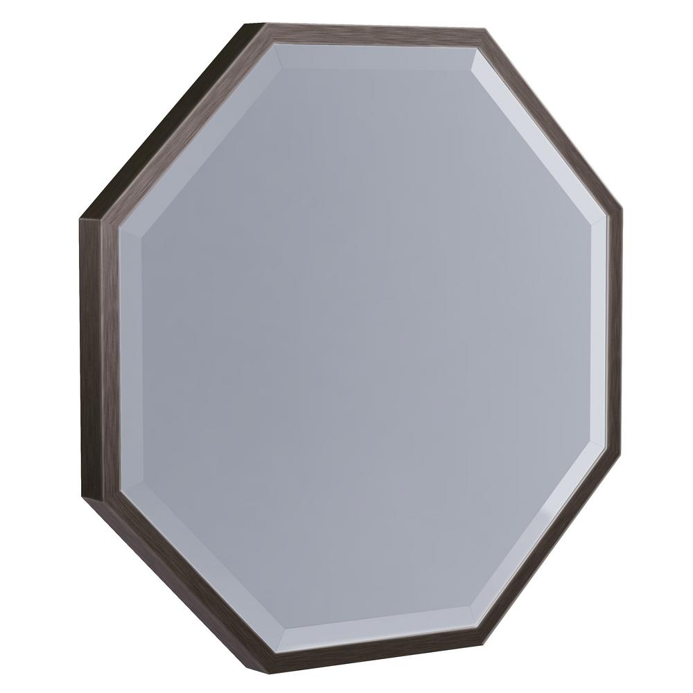 Simpli Home Odessa Octagonal Silver Decor Mirror Axcmode