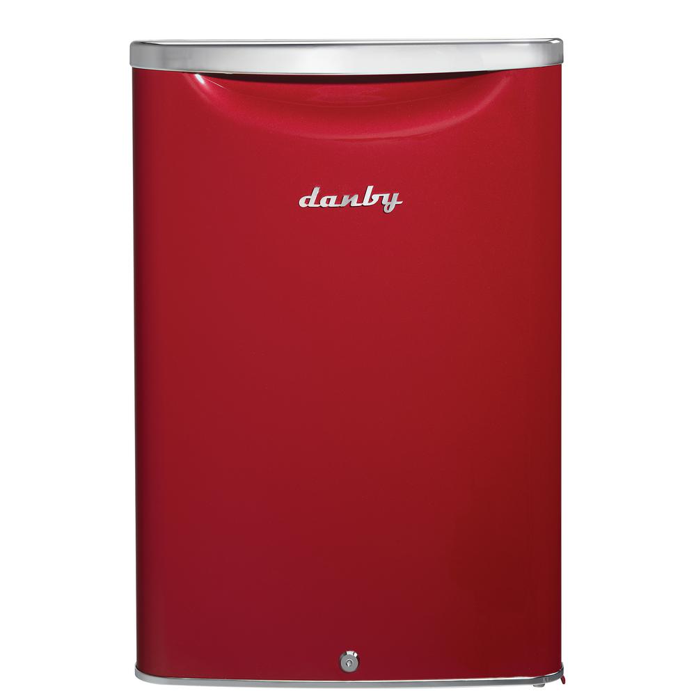 Danby 2.6 cu. ft. Mini All Fridge in Metallic Red