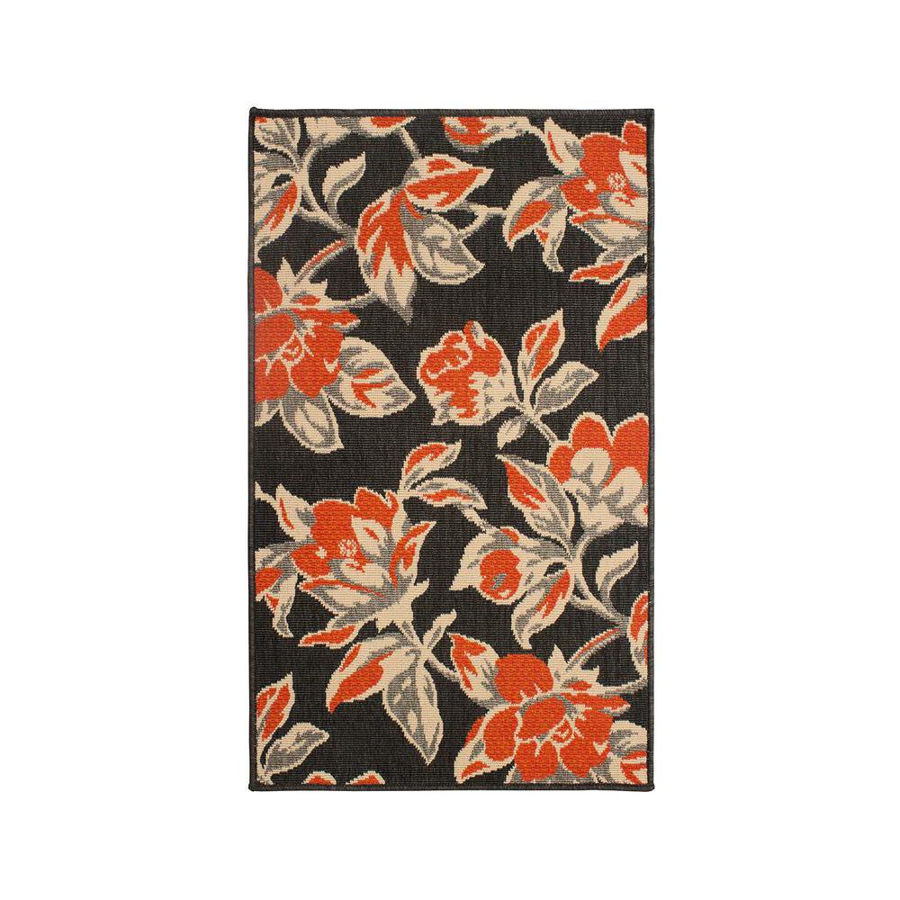 Machine Washable Outdoor Rugs The Home Depot Indoor Outdoor Area Rug In Orange