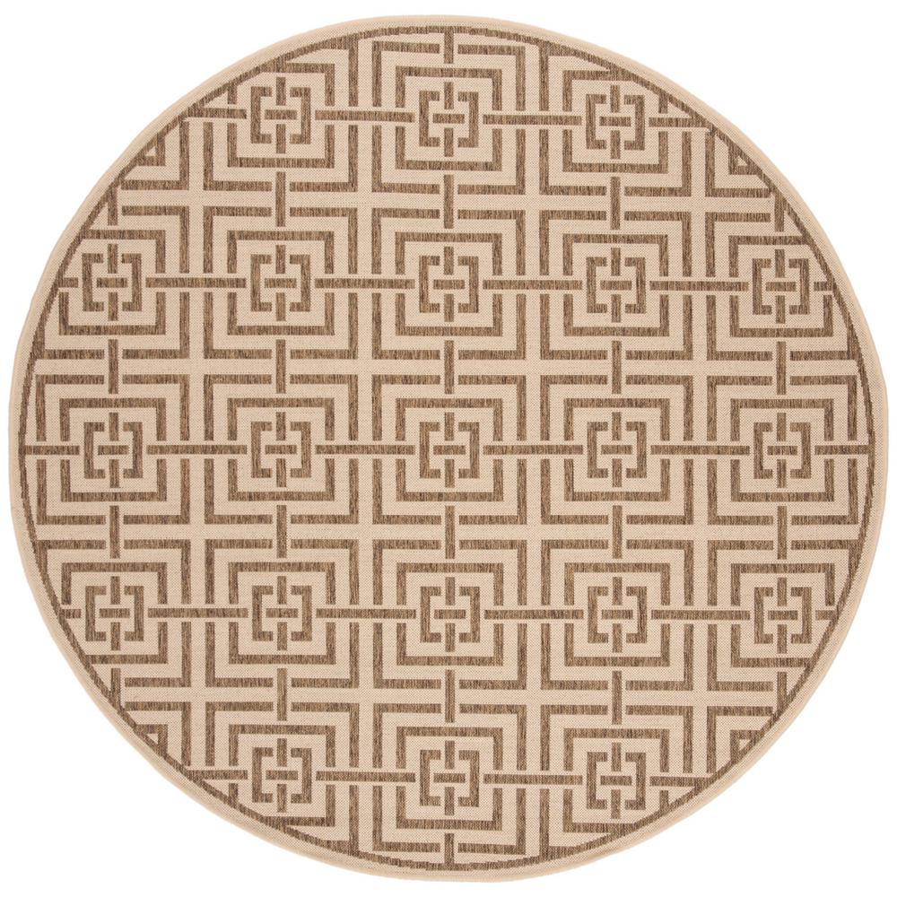 Safavieh Linden Cream Beige 6 Ft 7 In X Round Area Rug