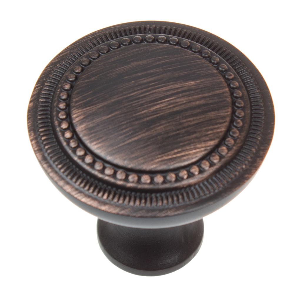 Gliderite 1 1 4 In Dia Oil Rubbed Bronze Round Hammered Platinum