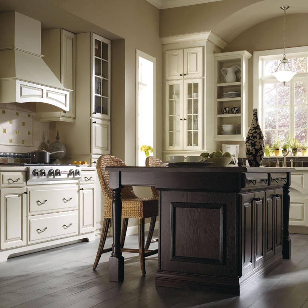 Thomasville Classic Custom Kitchen Cabinets Shown In Classic Style