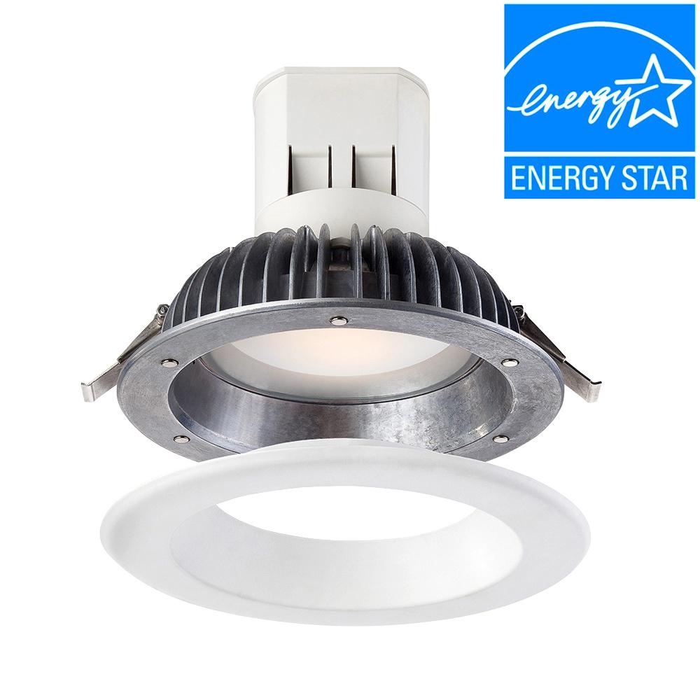 Envirolite Easy Up With Magnetic Trim 6 In White Integrated Led Envirolite Easy Up With Magnetic Trim 6 In White Integrated Led Recessed Kit Ev608941wh27 The Home Depot