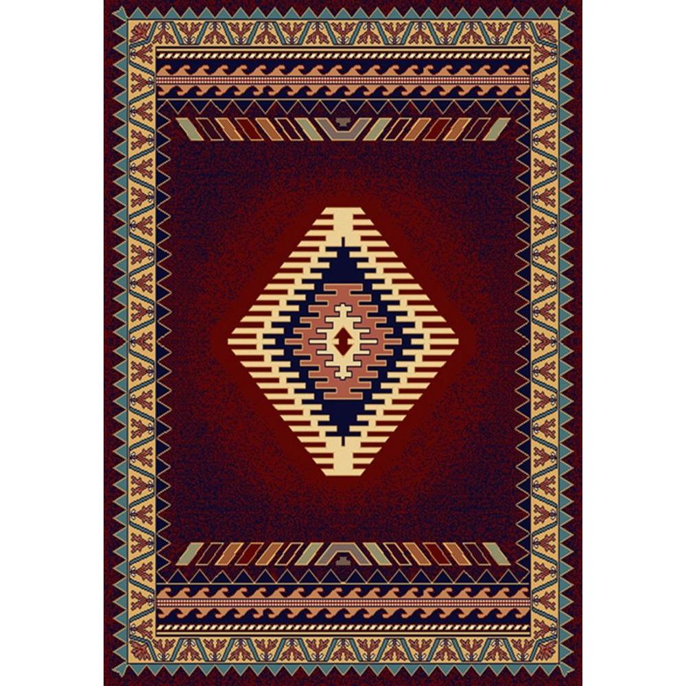 United Weavers Tuscan Burgundy 5 Ft X 8 Area Rug