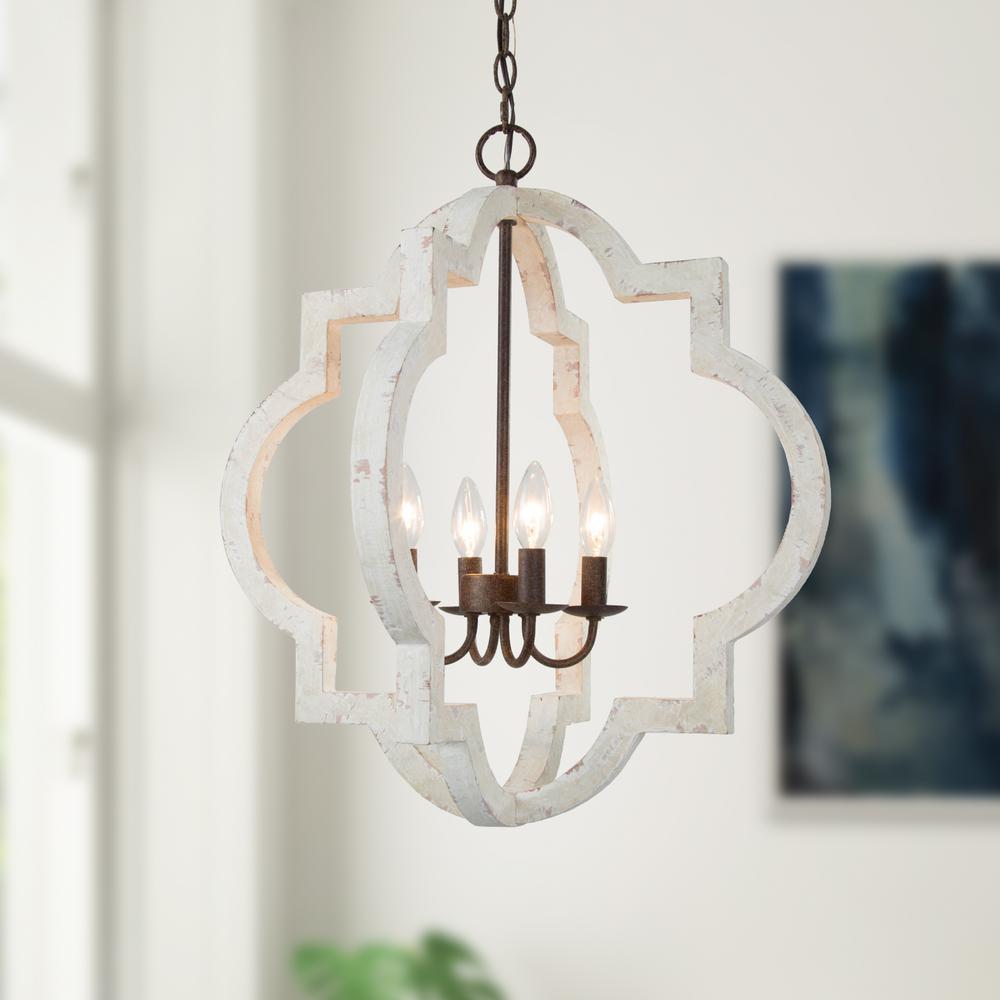 white chandelier modern