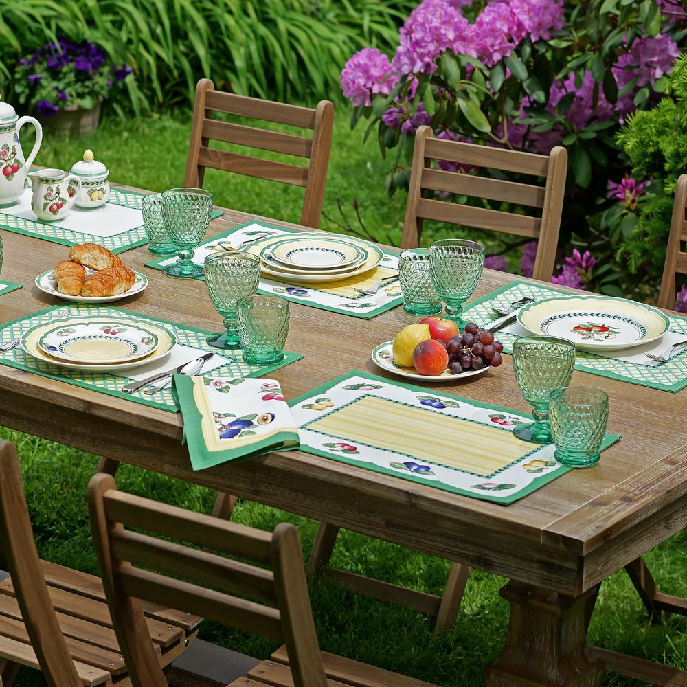 Villeroy Boch French Garden 20 In W X 14 In L Multi Color Print 