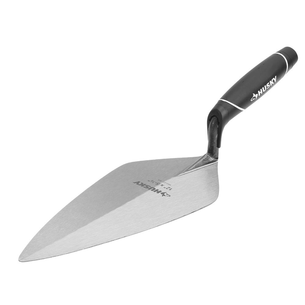 Husky 12 in. x 51/8 in. Pro London Brick Trowel57489 The Home Depot