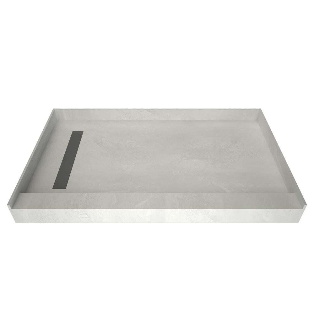 60 X 30 Shower Pans Showers The Home Depot