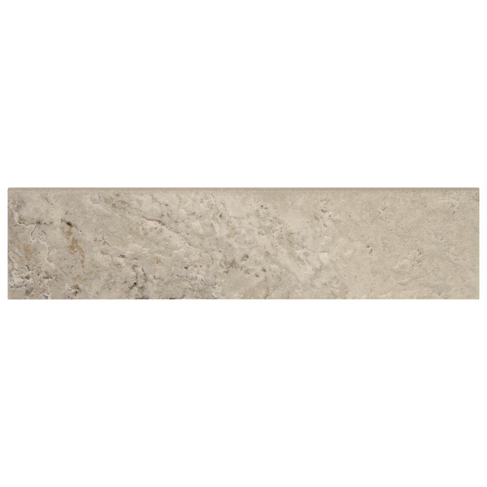 Marazzi Travisano Trevi 3 in. x 12 in. Porcelain Bullnose Trim Floor ...