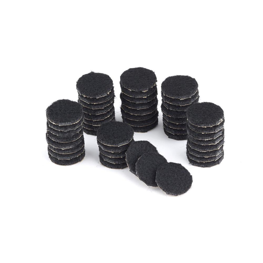 Feltac 1 in. Round Felt Pads (48Pack)93625 The Home Depot