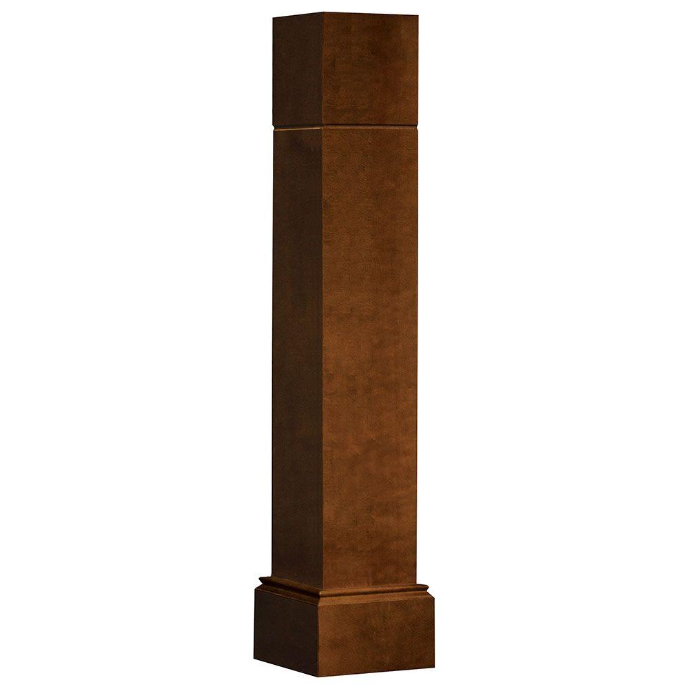 Hampton Bay 5 75x34 5x5 75 In Decorative Corner Post End Panel Cognac