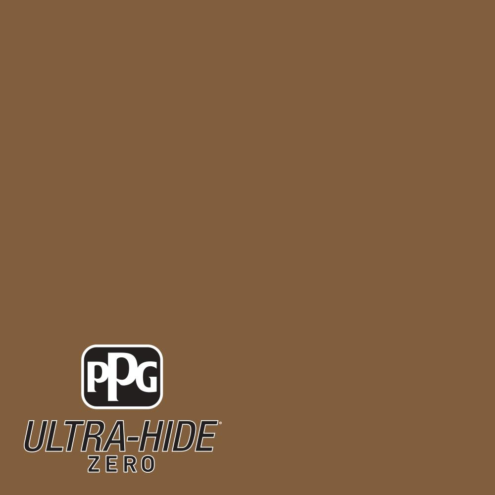 Ppg 1 Gal Hdpo65 Ultra Hide Zero Warm Spice Brown Satin Interior Paint